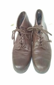 BALA Ankle Boots Brown Leather Lace  Boots Size 7.5M